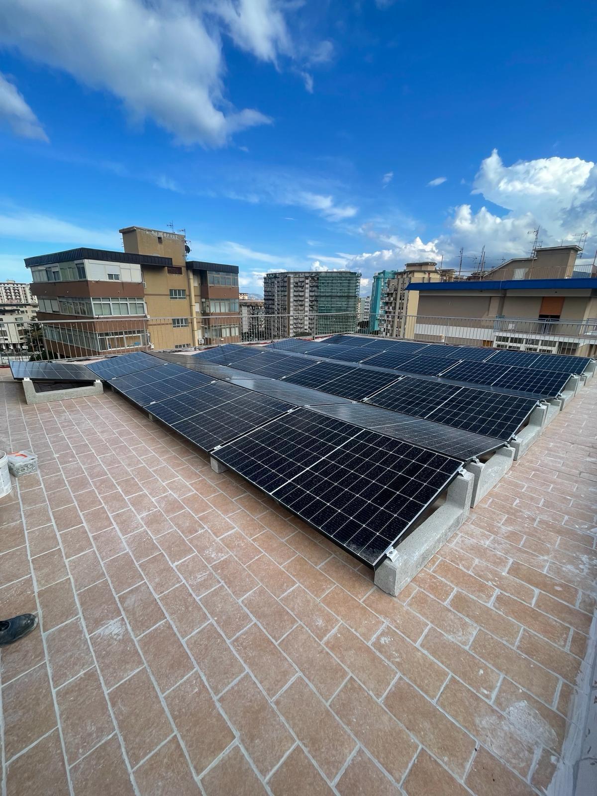 Impianto fotovoltaico residenziale urbano